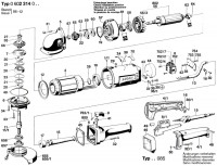 Bosch 0 602 314 004 ---- Angle Grinder Spare Parts